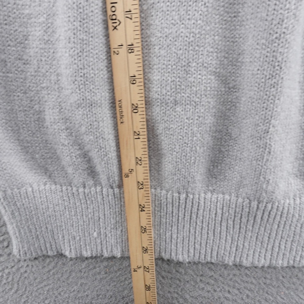 Melrose and Market Womens XXL Grey Fair Isle Crew Neck Knit Sweater NEW - Picture 8 of 12